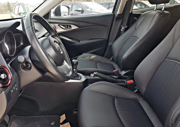 Mazda CX-3 cena 59900 przebieg: 65000, rok produkcji 2015 z Tczew małe 596